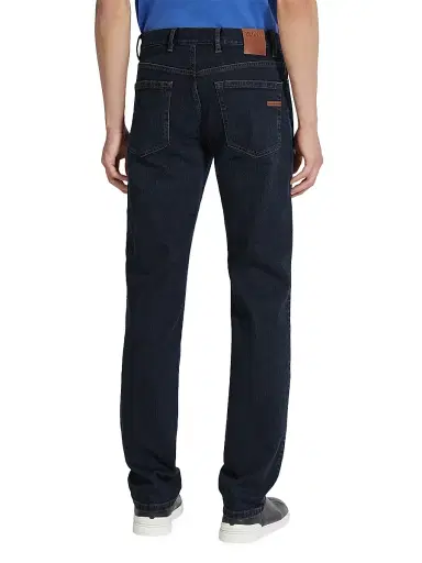 Zegna Men's Stretch Cotton Roccia Jeans - Dark Blue - Size 40 | Thumbnail 4 Zegna Men's Stretch Cotton Roccia Jeans - Dark Blue - Size 40 | Thumbnail 4