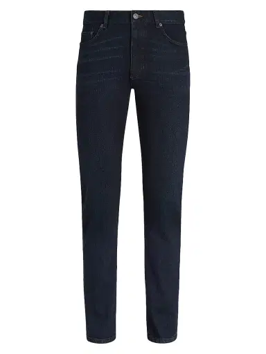 Zegna Men's Stretch Cotton Roccia Jeans - Dark Blue - Size 40 | Thumbnail 1 Zegna Men's Stretch Cotton Roccia Jeans - Dark Blue - Size 40 | Thumbnail 1