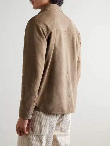 Loro Piana Kim Suede Overshirt - Men | Thumbnail 3 Loro Piana Kim Suede Overshirt - Men | Thumbnail 3