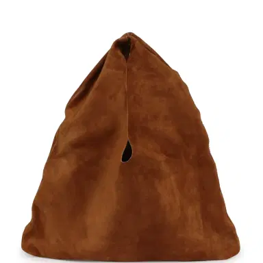 The Row The Row Small Bindle Bag Caramel Suede | Thumbnail 4 The Row The Row Small Bindle Bag Caramel Suede | Thumbnail 4