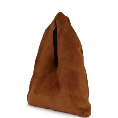 The Row The Row Small Bindle Bag Caramel Suede | Thumbnail 5 The Row The Row Small Bindle Bag Caramel Suede | Thumbnail 5