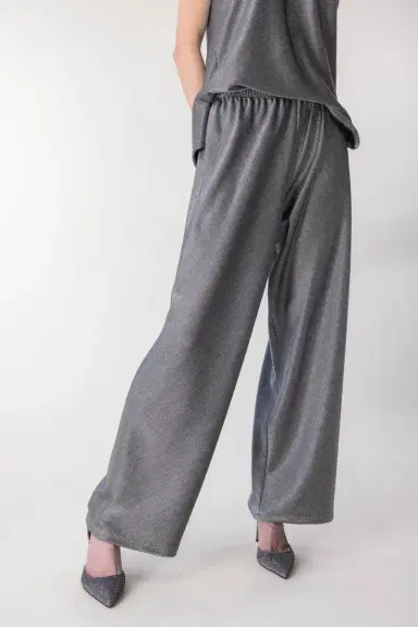 PETER COHEN Bias Pant - Silver Mesh | Thumbnail 2