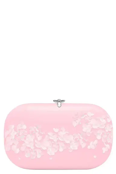 JEFFREY LEVINSON Elina Plus Clutch - Baby Pink Blossom | Thumbnail 1