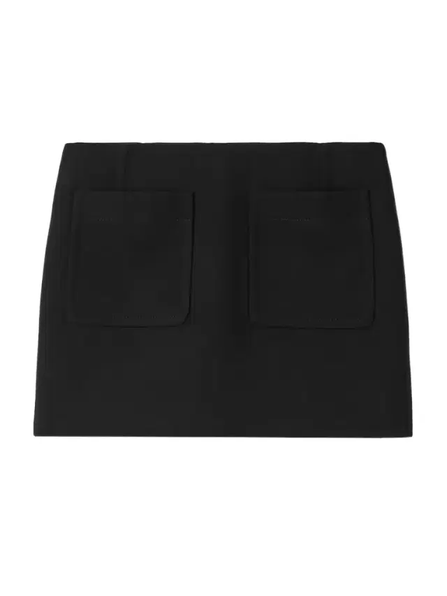 Cotton-blend Mini Skirt