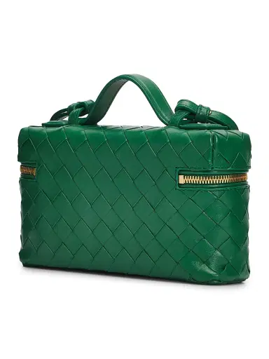 Bottega Veneta Women's Bang Bang Intrecciato Leather Crossbody Vanity Case Bag | Thumbnail 3 Bottega Veneta Women's Bang Bang Intrecciato Leather Crossbody Vanity Case Bag | Thumbnail 3