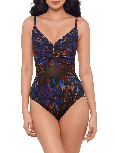 Miraclesuit Swim Women's Tapiz Mariposa Abstract One-Piece Swimsuit - Black Multi - Size 16 | Thumbnail 2 Miraclesuit Swim Women's Tapiz Mariposa Abstract One-Piece Swimsuit - Black Multi - Size 16 | Thumbnail 2