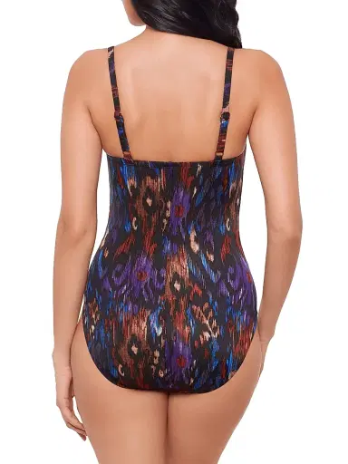 Miraclesuit Swim Women's Tapiz Mariposa Abstract One-Piece Swimsuit - Black Multi - Size 16 | Thumbnail 4 Miraclesuit Swim Women's Tapiz Mariposa Abstract One-Piece Swimsuit - Black Multi - Size 16 | Thumbnail 4
