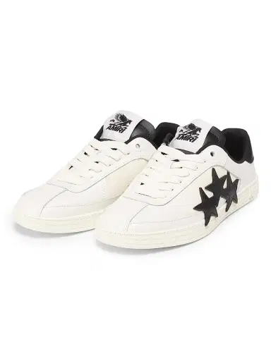 AMIRI Women's Pacific Low-Top Leather Sneakers - Black - Size 5 | Thumbnail 2