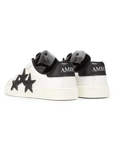AMIRI Women's Pacific Low-Top Leather Sneakers - Black - Size 5 | Thumbnail 3