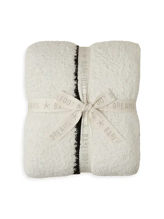Barefoot Dreams CozyChic Sonoran Throw - Cream Multi