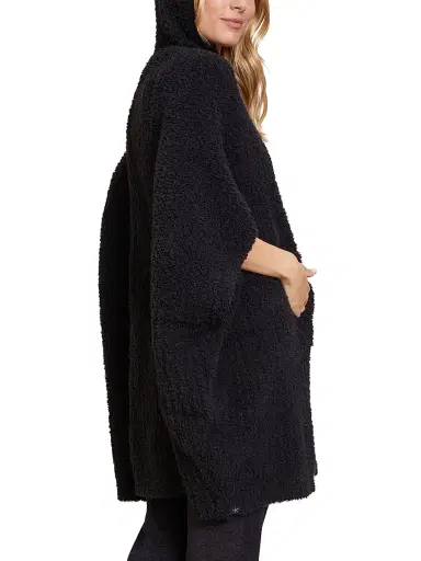 Barefoot Dreams Women's The Cozy Kangaroo Poncho | Thumbnail 2