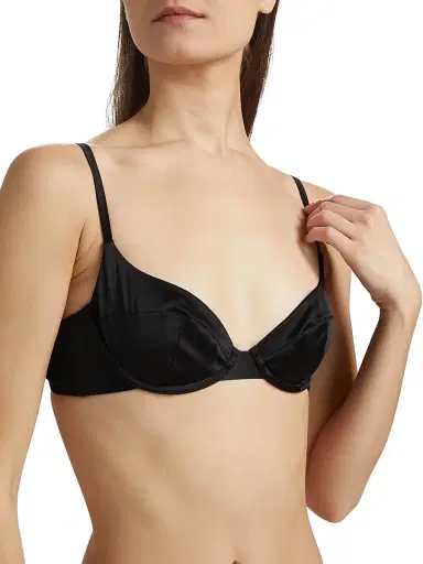 Kiki de Montparnasse Women's Tous Les Jours Demi Bra - Black - Size 36C | Thumbnail 5 Kiki de Montparnasse Women's Tous Les Jours Demi Bra - Black - Size 36C | Thumbnail 5