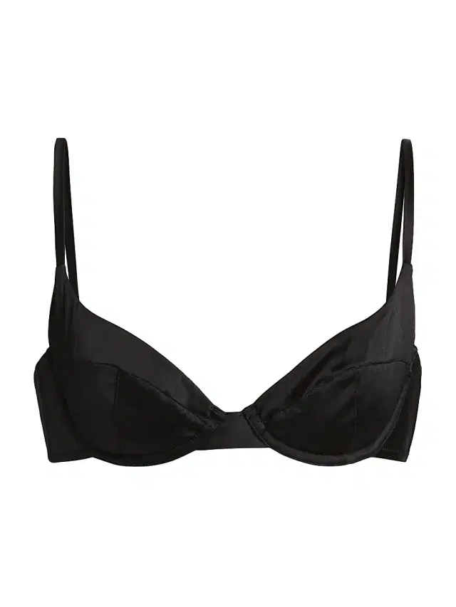 Women's Tous Les Jours Demi Bra - Black