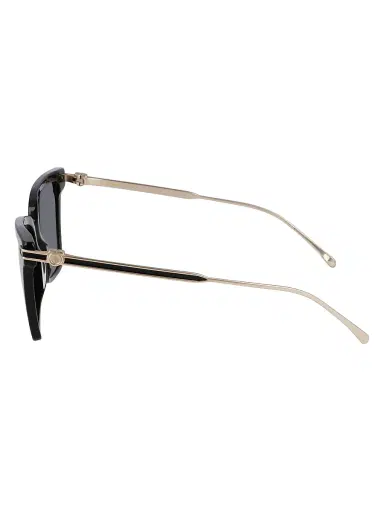 FERRAGAMO Women's Gancini 56MM Butterfly Sunglasses - Dark Grey Black | Thumbnail 3 FERRAGAMO Women's Gancini 56MM Butterfly Sunglasses - Dark Grey Black | Thumbnail 3
