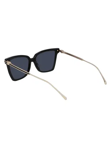 FERRAGAMO Women's Gancini 56MM Butterfly Sunglasses - Dark Grey Black | Thumbnail 4 FERRAGAMO Women's Gancini 56MM Butterfly Sunglasses - Dark Grey Black | Thumbnail 4