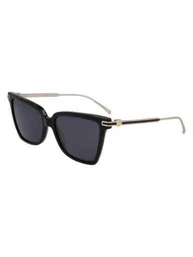 FERRAGAMO Women's Gancini 56MM Butterfly Sunglasses - Dark Grey Black | Thumbnail 1 FERRAGAMO Women's Gancini 56MM Butterfly Sunglasses - Dark Grey Black | Thumbnail 1