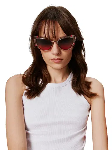 Christian Louboutin Women's Miss Z 54MM Cat-Eye Sunglasses - Gold Gradient | Thumbnail 2 Christian Louboutin Women's Miss Z 54MM Cat-Eye Sunglasses - Gold Gradient | Thumbnail 2