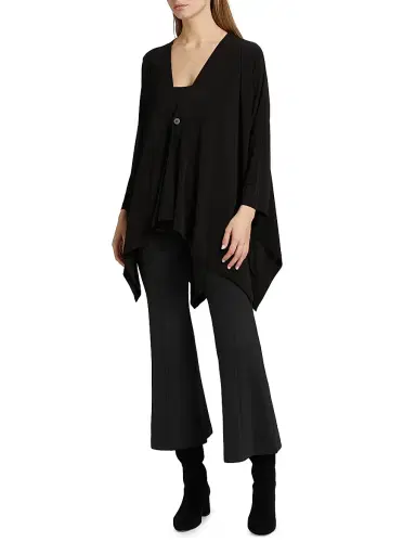 Issey Miyake Women's Drape Jersey Cardigan - Black - Size XS | Thumbnail 2 Issey Miyake Women's Drape Jersey Cardigan - Black - Size XS | Thumbnail 2