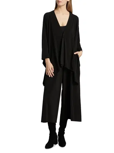Issey Miyake Women's Drape Jersey Pants - Black - Size XS | Thumbnail 2 Issey Miyake Women's Drape Jersey Pants - Black - Size XS | Thumbnail 2