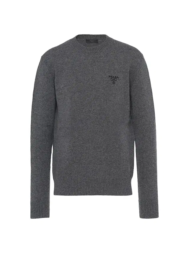 Men's Cashmere Sweater - Grey