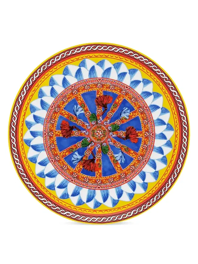 Dolce & Gabbana Carretto Round Serving Plate
