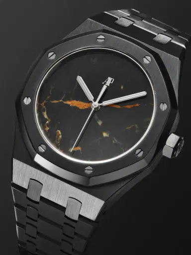 MAD Audemars Piguet Customized Royal Oak Limited Edition Automatic 37mm DLC-Coated Stainless Steel Watch, Ref. No. RO37HPMRBSL - Men | Thumbnail 2