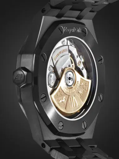 MAD Audemars Piguet Customized Royal Oak Limited Edition Automatic 37mm DLC-Coated Stainless Steel Watch, Ref. No. RO37HPMRBSL - Men | Thumbnail 3