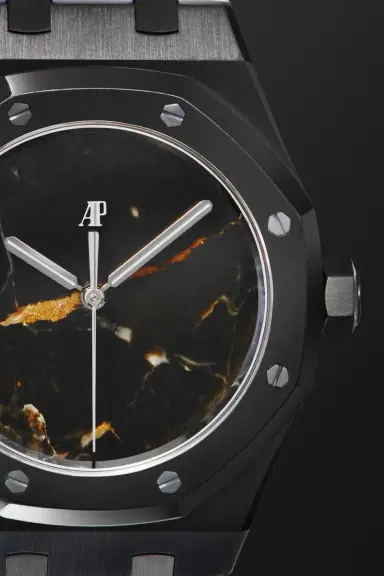 MAD Audemars Piguet Customized Royal Oak Limited Edition Automatic 37mm DLC-Coated Stainless Steel Watch, Ref. No. RO37HPMRBSL - Men | Thumbnail 4