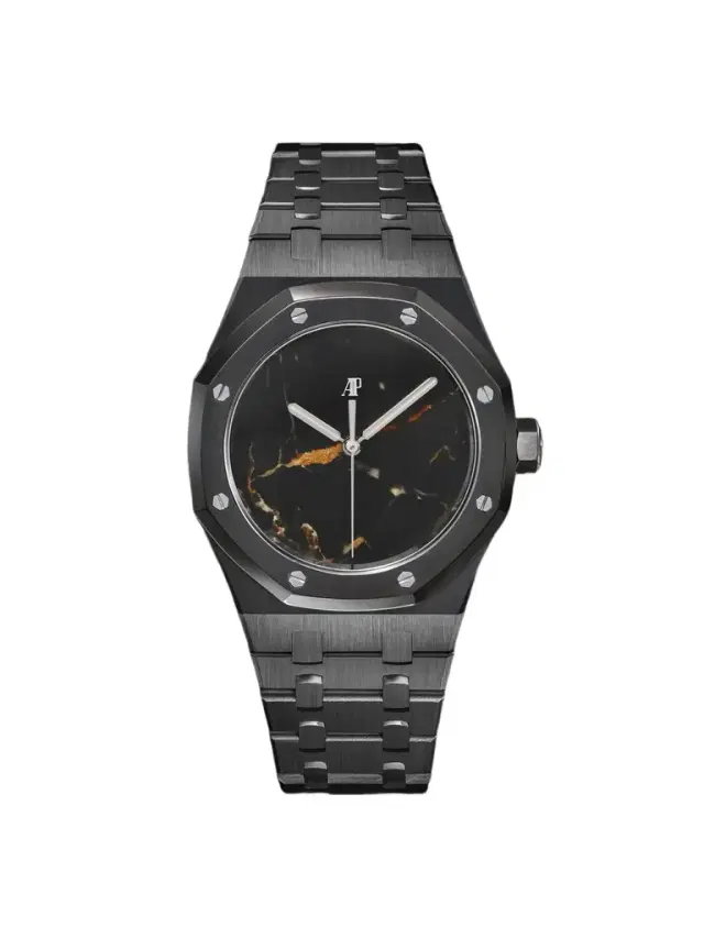 Audemars Piguet Customized Royal Oak Limited Edition Automatic 37mm DLC-Coated Stainless Steel Watch, Ref. No. RO37HPMRBSL - Men Audemars Piguet Customized Royal Oak Limited Edition Automatic 37mm DLC-Coated Stainless Steel Watch, Ref. No. RO37HPMRBSL - Men