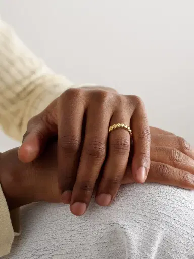 David Yurman Sculpted Cable 18-Karat Gold Ring - Men | Thumbnail 2