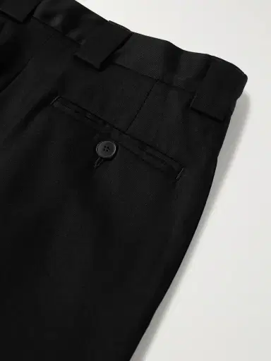 Enfants Riches Déprimés Boiler Room Wide-Leg Pleated Virgin Wool-Gabardine Trousers - Men | Thumbnail 5