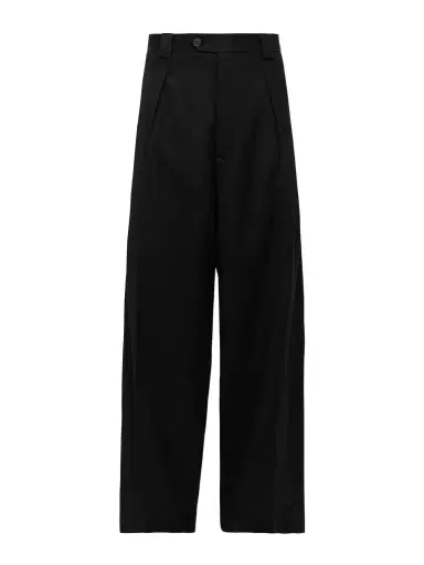 Enfants Riches Déprimés Boiler Room Wide-Leg Pleated Virgin Wool-Gabardine Trousers - Men | Thumbnail 1