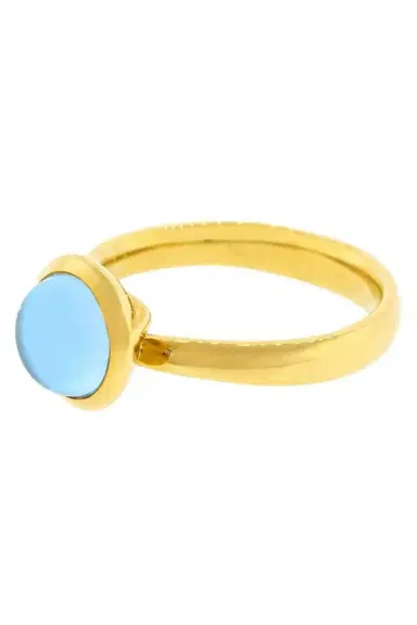 TAMARA COMOLLI Swiss Topaz Small Bouton Ring | Thumbnail 2 TAMARA COMOLLI Swiss Topaz Small Bouton Ring | Thumbnail 2
