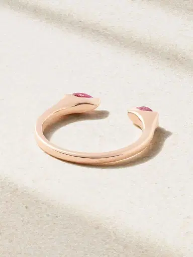 Anita Ko Orbit 18-karat Rose Gold Sapphire Ring | Thumbnail 3 Anita Ko Orbit 18-karat Rose Gold Sapphire Ring | Thumbnail 3