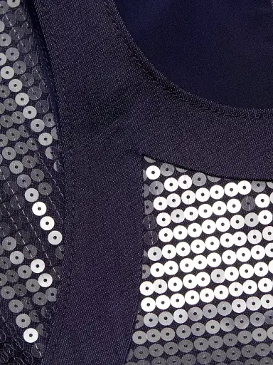 Cinq à Sept Women's Skyla Sequined Denim Minidress - Indigo Clear | Thumbnail 7