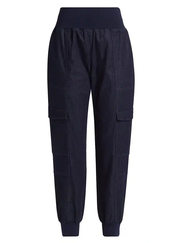 Women's Giles Denim High-Rise Crop Pants - Raw Indigo