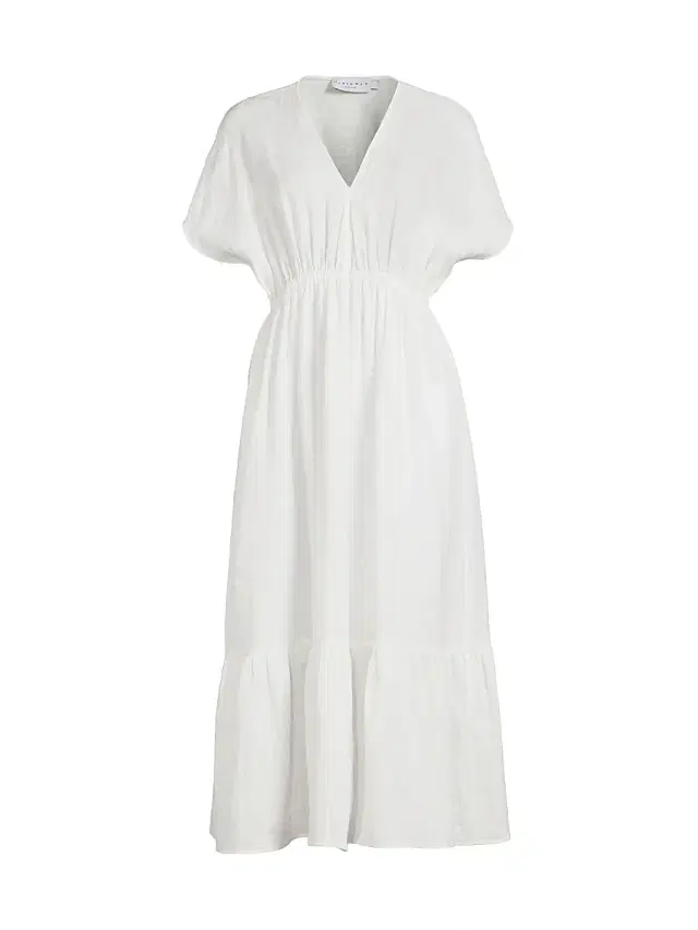 Women's Bexley Linen Midi-Dress - White