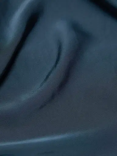 LAPOINTE Women's Satin Belted Cowlneck Midi-Dress - Marine | Thumbnail 7