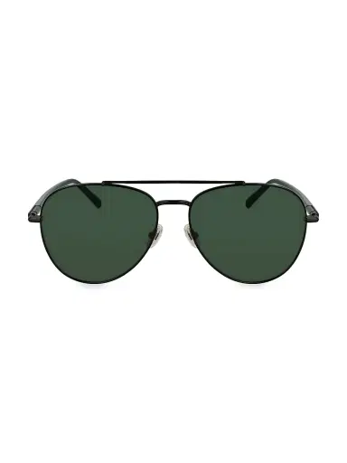 Ferragamo Men's Classic Logo 61MM Aviator Sunglasses - Black Matte Black | Thumbnail 2