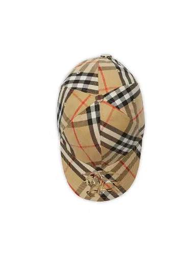 Burberry Women's Check Twill Cap - Sand Ip Check - Size XL | Thumbnail 3