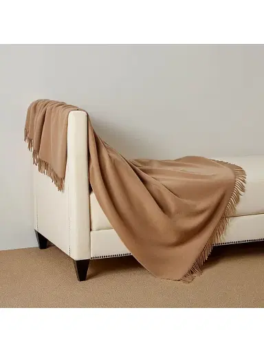 Frette Pure Cashmere Throw - Savage Beige | Thumbnail 1 Frette Pure Cashmere Throw - Savage Beige | Thumbnail 1