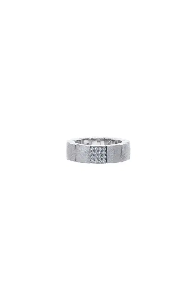 ROBERTO DEMEGLIO Diamond Section Scacco Stretch Ring