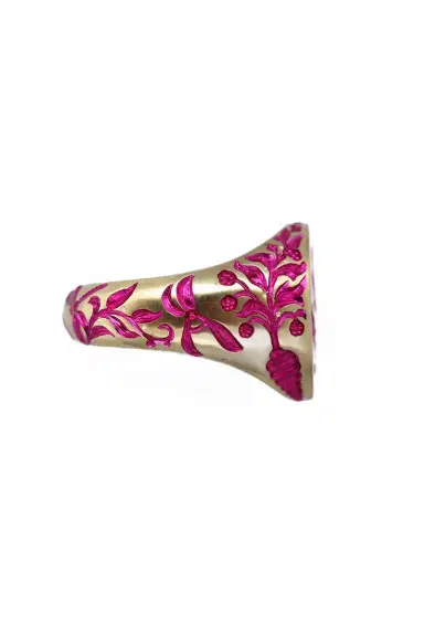 CASTRO SMITH Pink Peony Signet Ring | Thumbnail 6