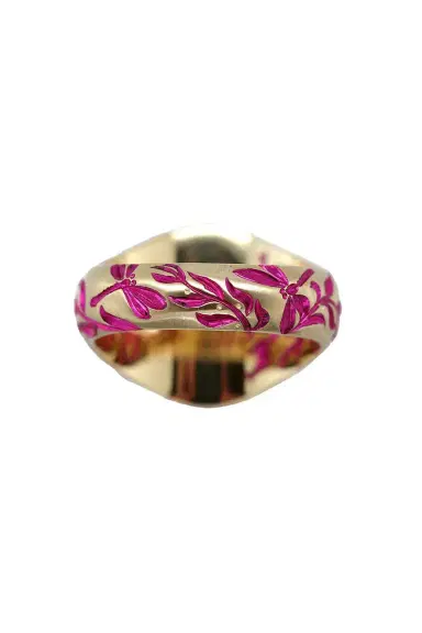 CASTRO SMITH Pink Peony Signet Ring | Thumbnail 7