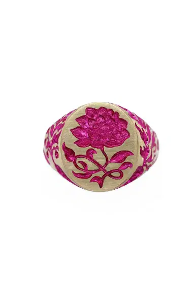 CASTRO SMITH Pink Peony Signet Ring | Thumbnail 1