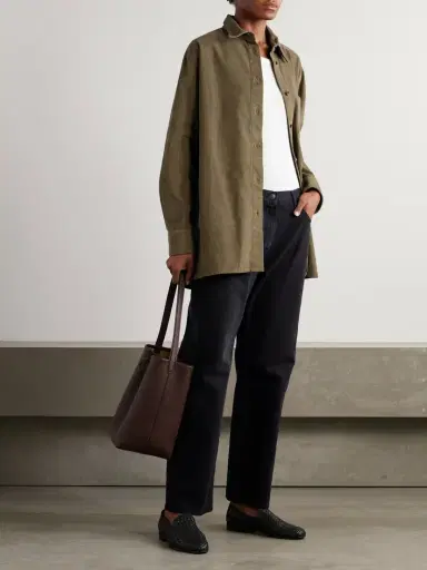 The Row Idro Oversized Cotton-blend Corduroy Shirt | Thumbnail 2 The Row Idro Oversized Cotton-blend Corduroy Shirt | Thumbnail 2