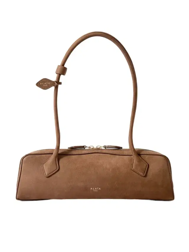 Alaïa Le Teckel Medium Nubuck Shoulder Bag