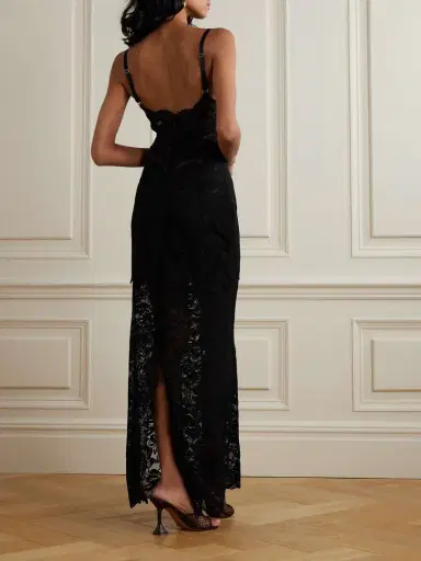 Rabanne Guipure Lace Maxi Dress | Thumbnail 3 Rabanne Guipure Lace Maxi Dress | Thumbnail 3