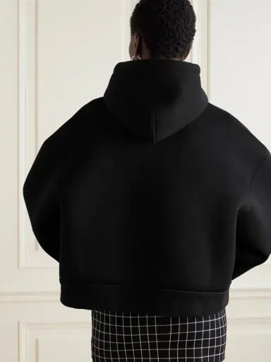 Wardrobe.NYC Oversized Bonded Cotton-jersey Hoodie | Thumbnail 3