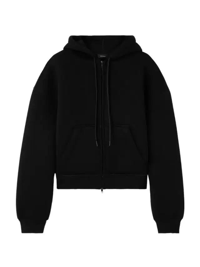 Oversized Bonded Cotton-jersey Hoodie
